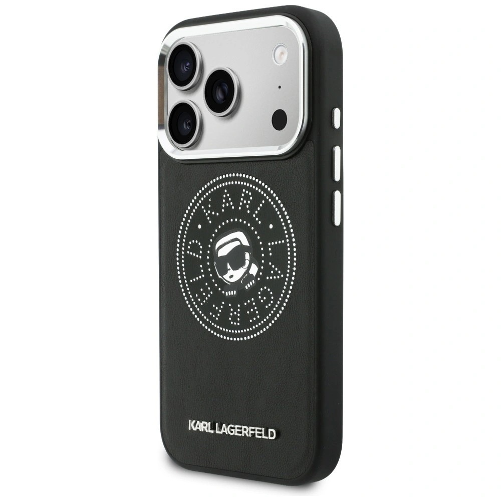 Zdjęcie do “Karl Lagerfeld Point Karl Sketch MS czarny - etui iPhone 17 Pro”.