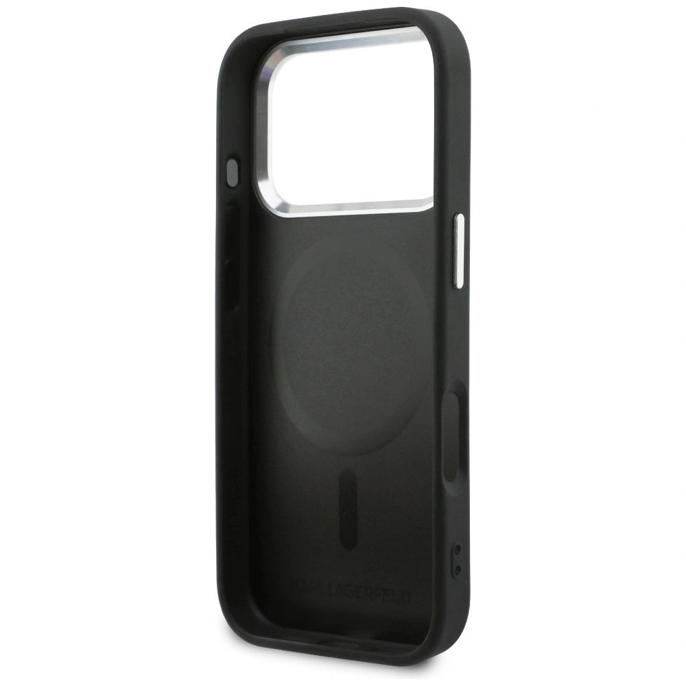 Zdjęcie do “Karl Lagerfeld Point Karl Sketch MS czarny - etui iPhone 17 Pro”.