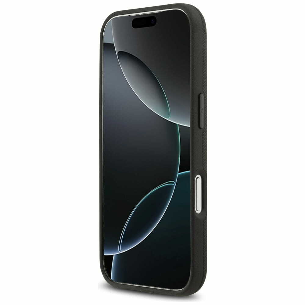 Zdjęcie do “BMW M FW Metal Logo MS czarny - etui iPhone 17 Pro”.