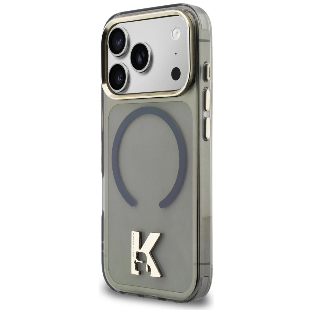 Zdjęcie do “Karl Lagerfeld IML K Head Logo MS czarny - etui iPhone 17 Pro”.