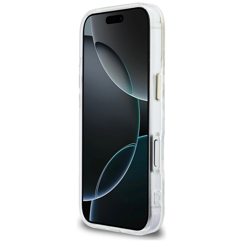 Zdjęcie do “Karl Lagerfeld IML K Head Logo MS przezroczysty - etui iPhone 17”.