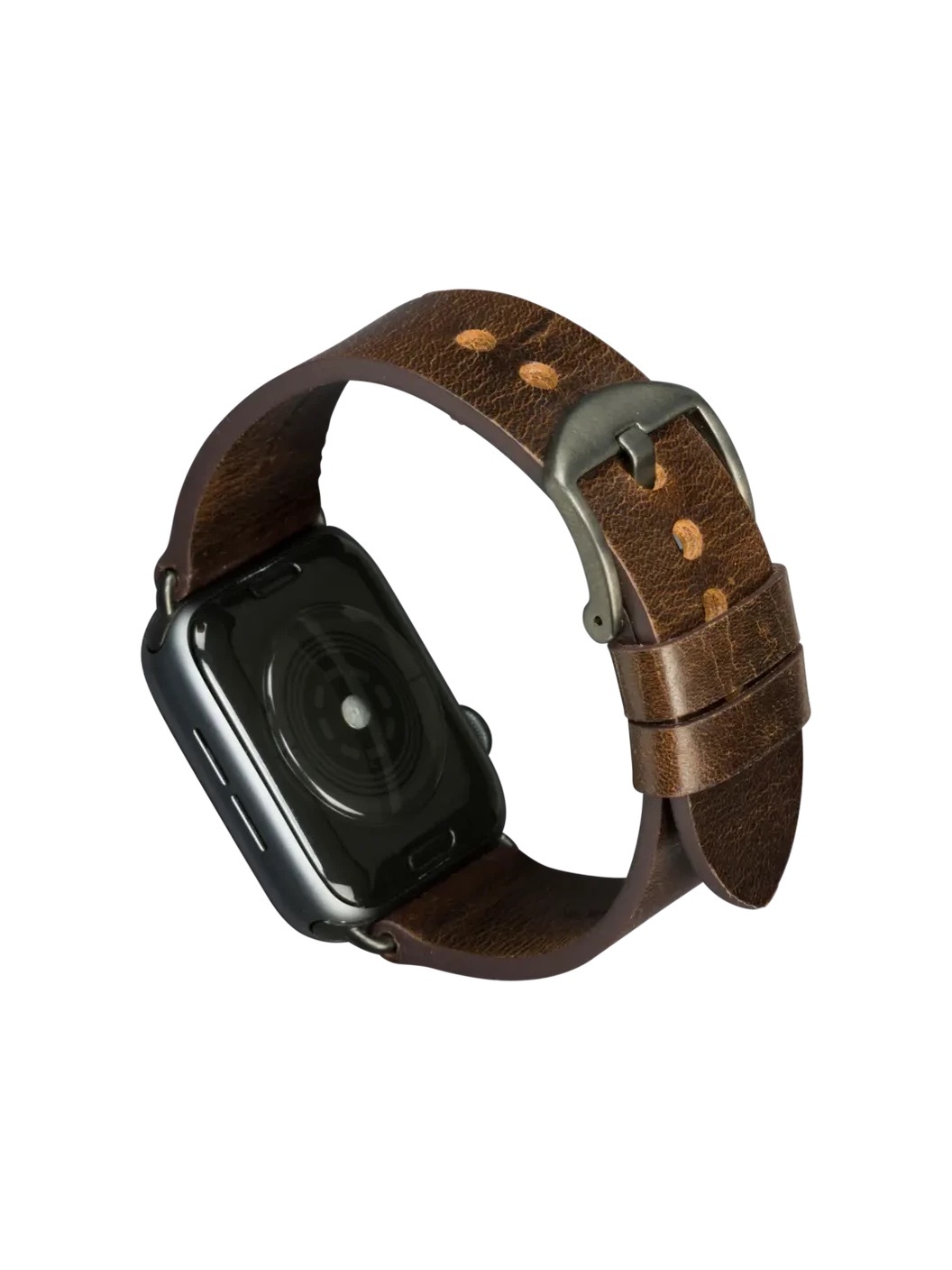Zdjęcie do “dBramante Bornholm Dark Brown/Space Grey - pasek Apple Watch 42/44/45mm - Produkt otwarty”.