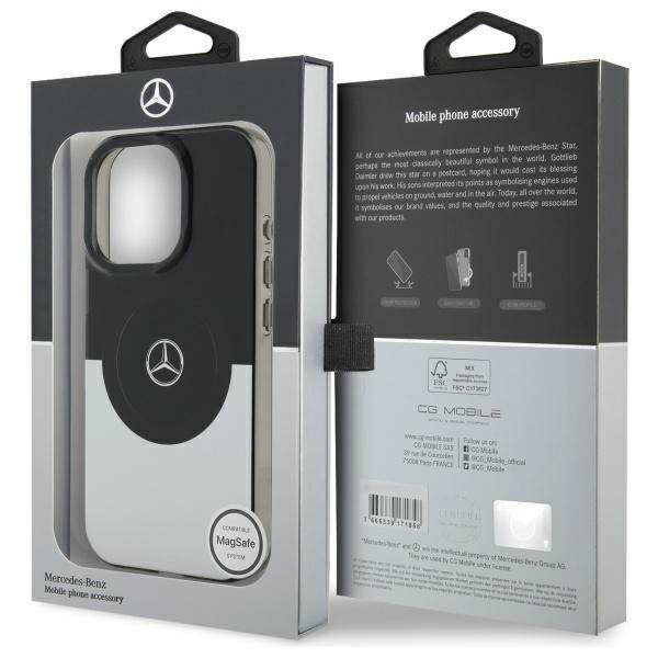 Zdjęcie do “Mercedes BiColor MS czarny - etui iPhone 16 Pro Max”.