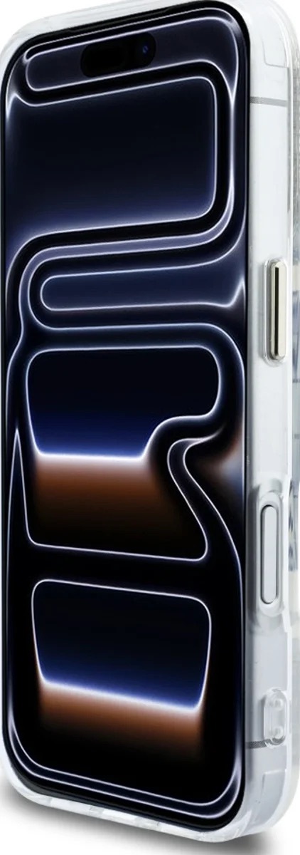 Zdjęcie do “Karl Lagerfeld IML KL Script Logo MS przezroczysty - etui iPhone 17 Pro Max”.