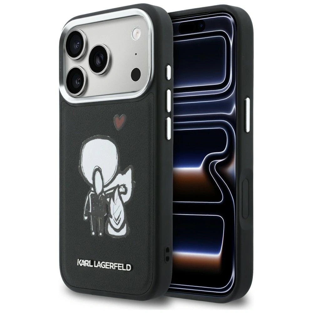Zdjęcie do “Karl Lagerfeld Karl Choupette Back Logo MS czarny - etui iPhone 17 Pro Max”.