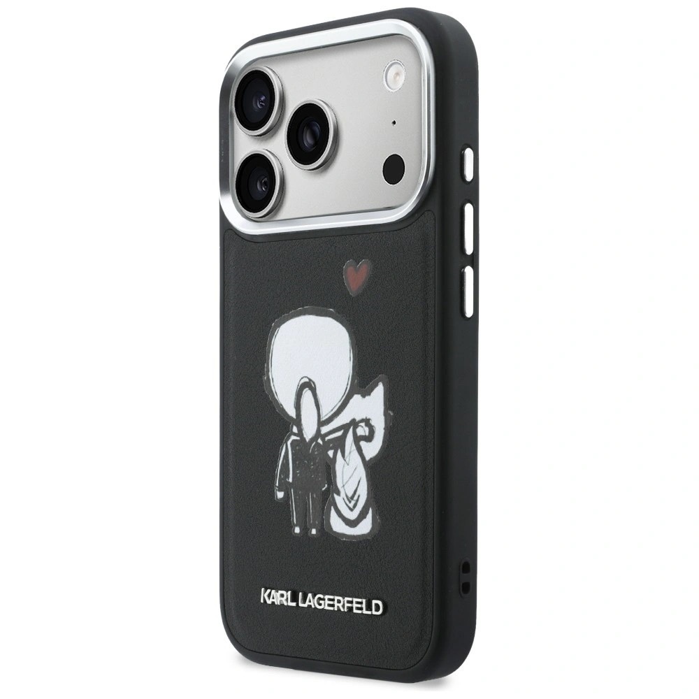 Zdjęcie do “Karl Lagerfeld Karl Choupette Back Logo MS czarny - etui iPhone 17 Pro Max”.