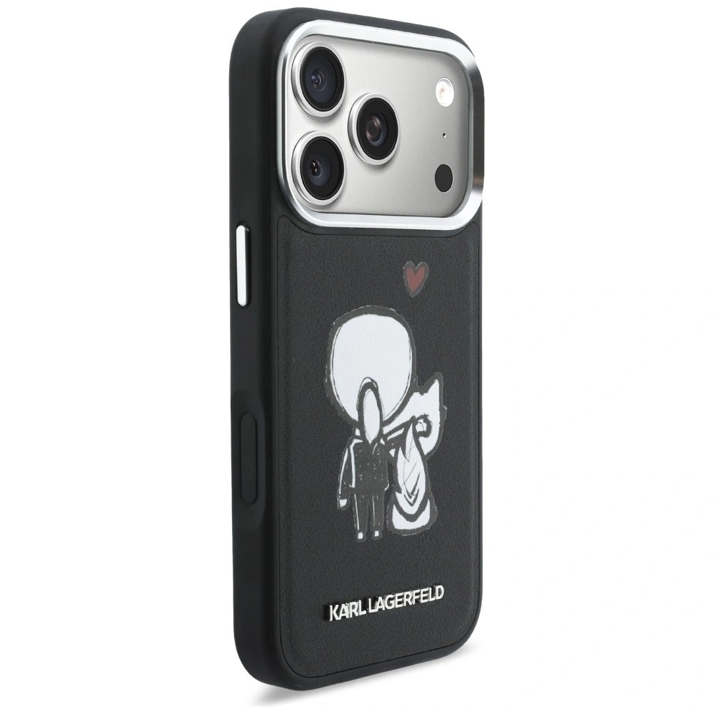 Zdjęcie do “Karl Lagerfeld Karl Choupette Back Logo MS czarny - etui iPhone 17 Pro Max”.