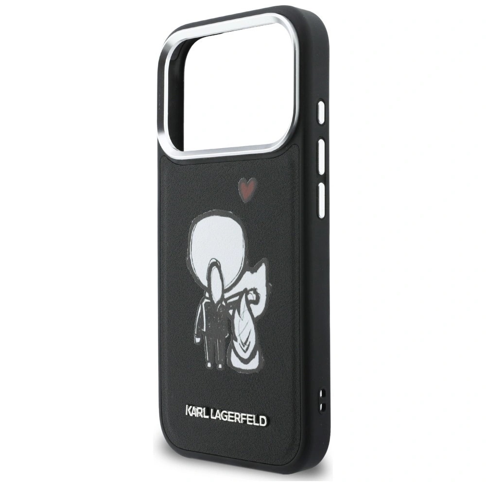 Zdjęcie do “Karl Lagerfeld Karl Choupette Back Logo MS czarny - etui iPhone 17 Pro Max”.