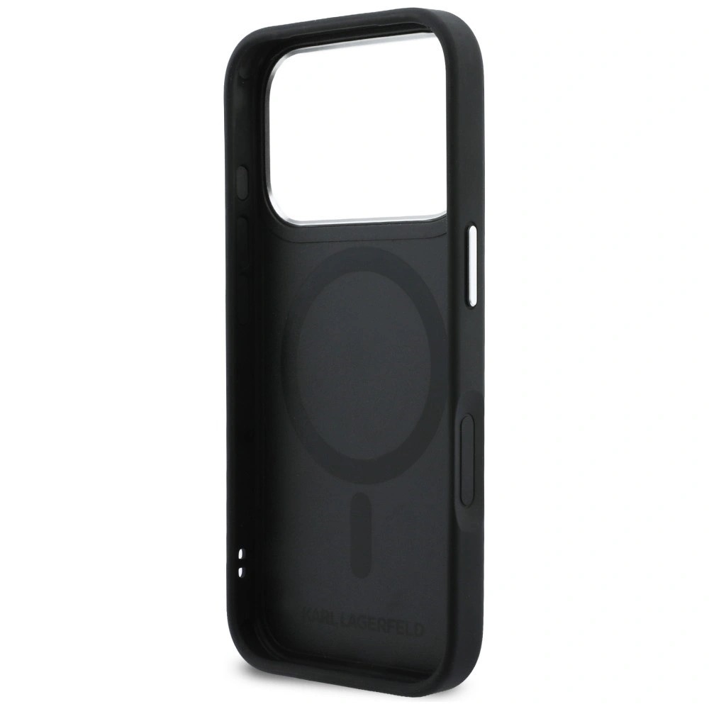 Zdjęcie do “Karl Lagerfeld Karl Choupette Back Logo MS czarny - etui iPhone 17 Pro Max”.