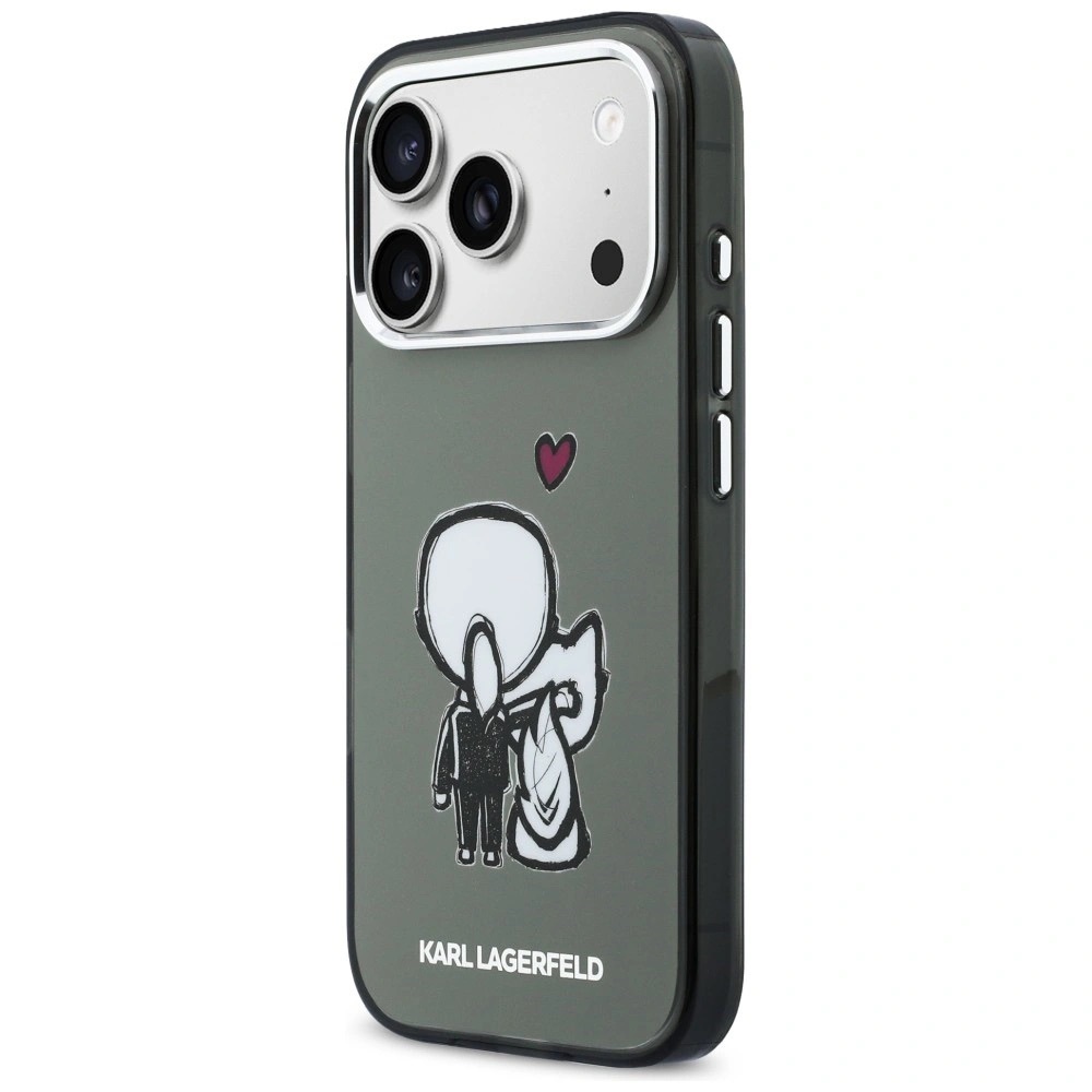 Zdjęcie do “Karl Lagerfeld Karl Choupette Back MS czarny - etui iPhone 17 Pro”.