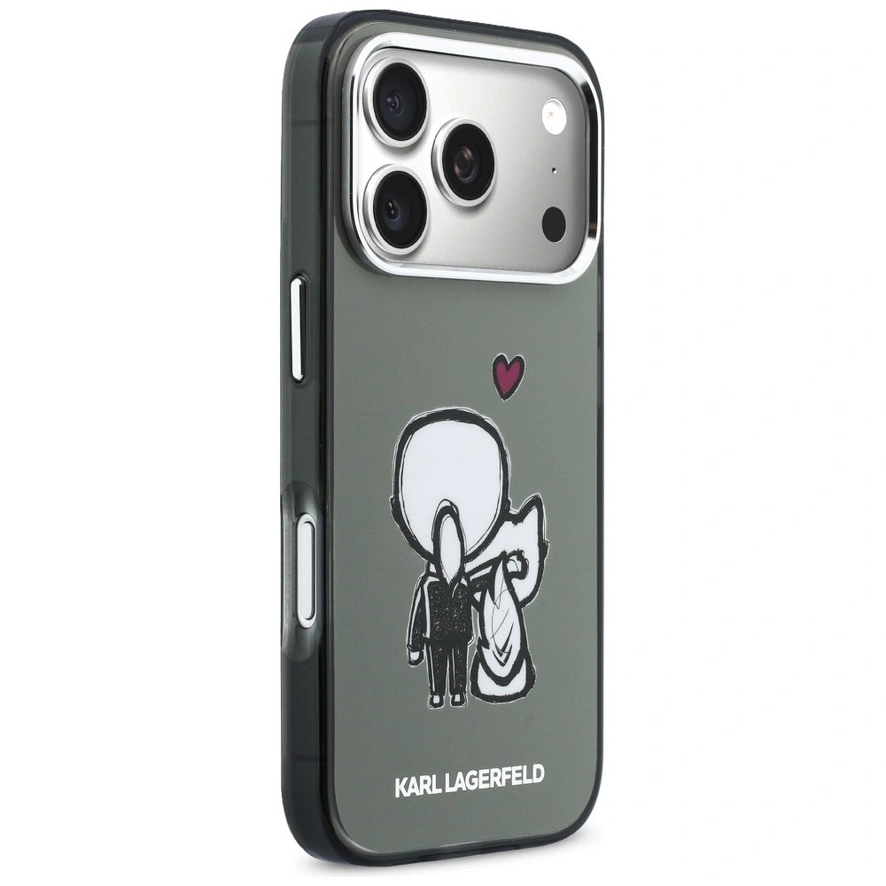 Zdjęcie do “Karl Lagerfeld Karl Choupette Back MS czarny - etui iPhone 17 Pro Max”.