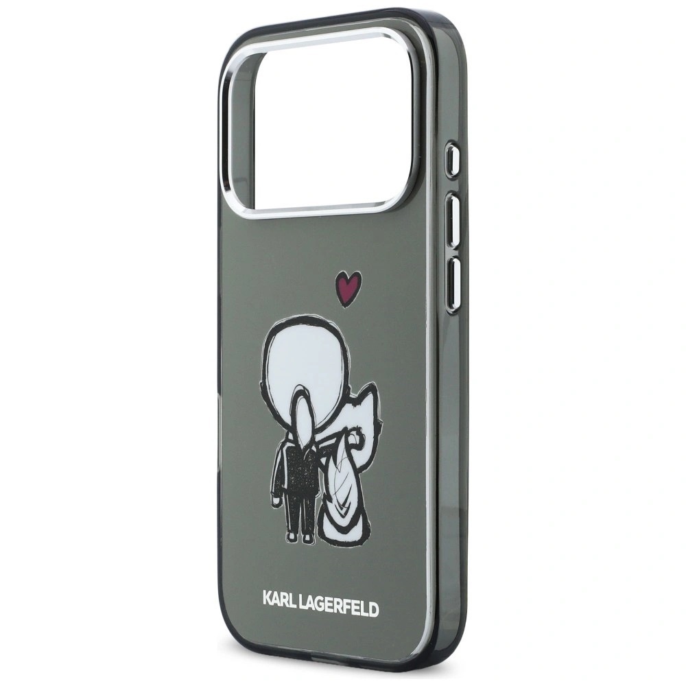Zdjęcie do “Karl Lagerfeld Karl Choupette Back MS czarny - etui iPhone 17 Pro Max”.