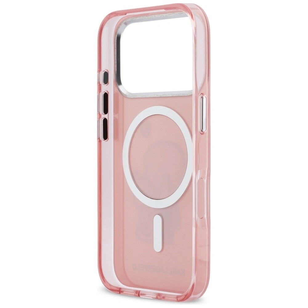 Zdjęcie do “Karl Lagerfeld Karl Choupette Back MS różowy - etui iPhone 17 Pro”.