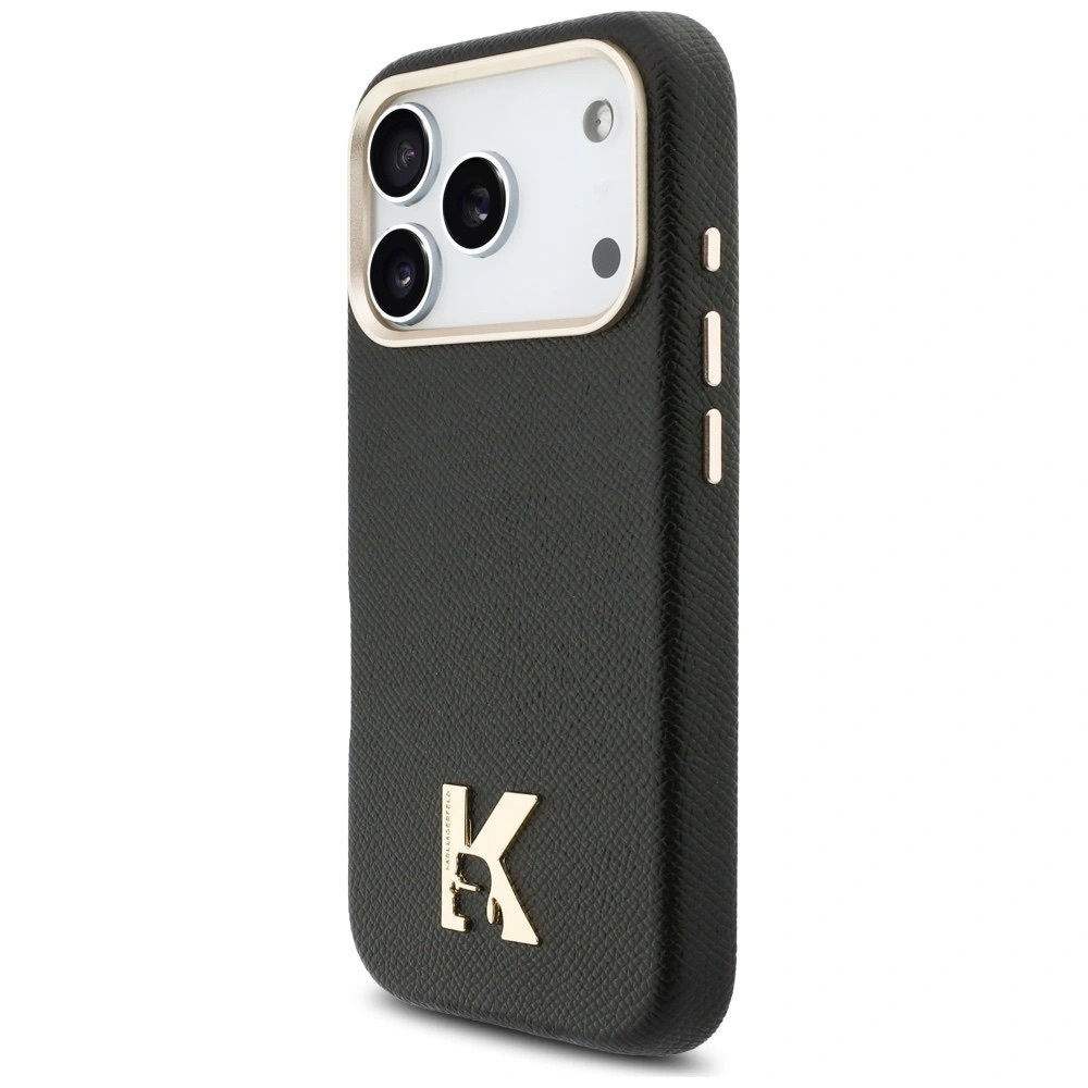 Zdjęcie do “Karl Lagerfeld Karl Head Logo MS czarny - etui iPhone 17 Pro”.