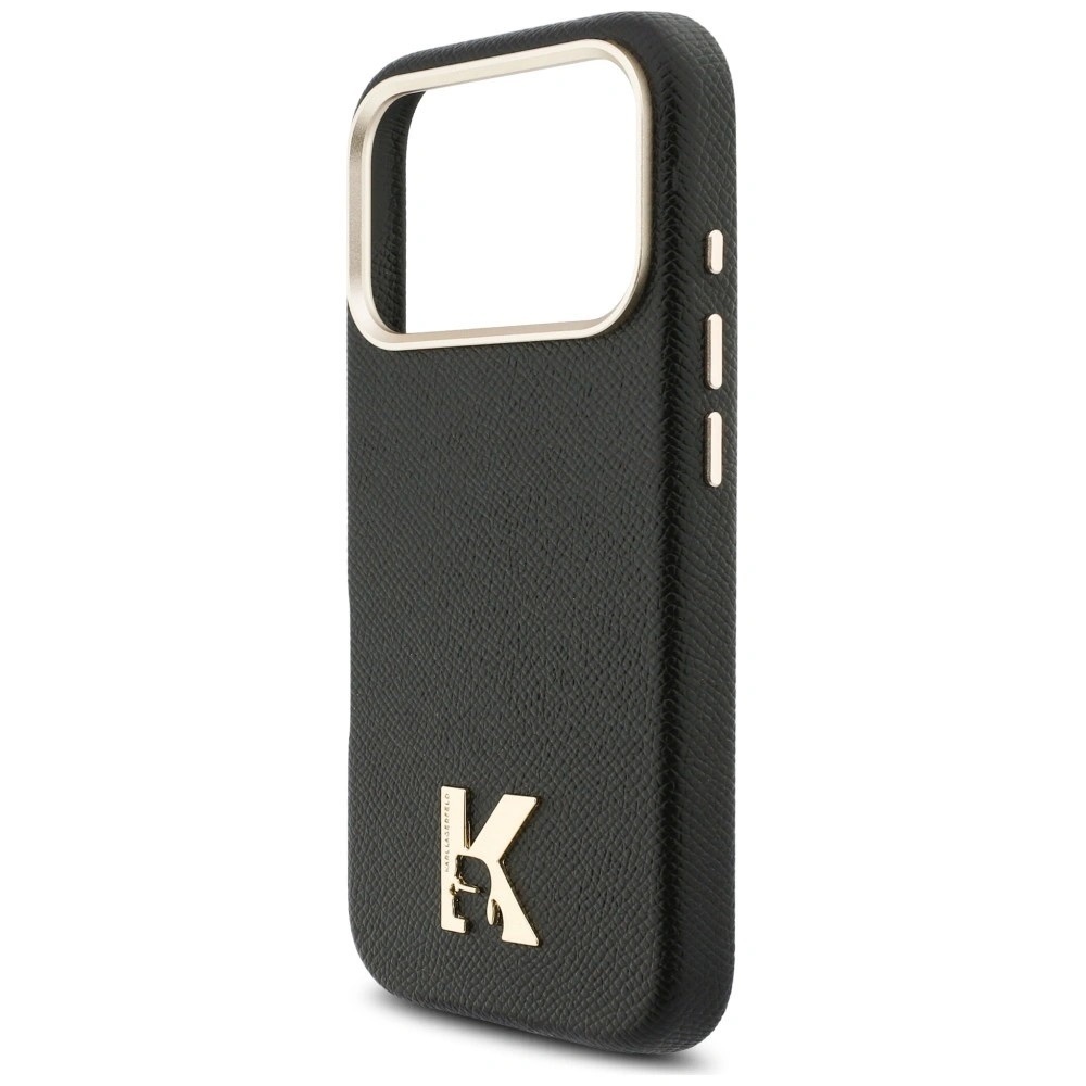 Zdjęcie do “Karl Lagerfeld Karl Head Logo MS czarny - etui iPhone 17 Pro”.