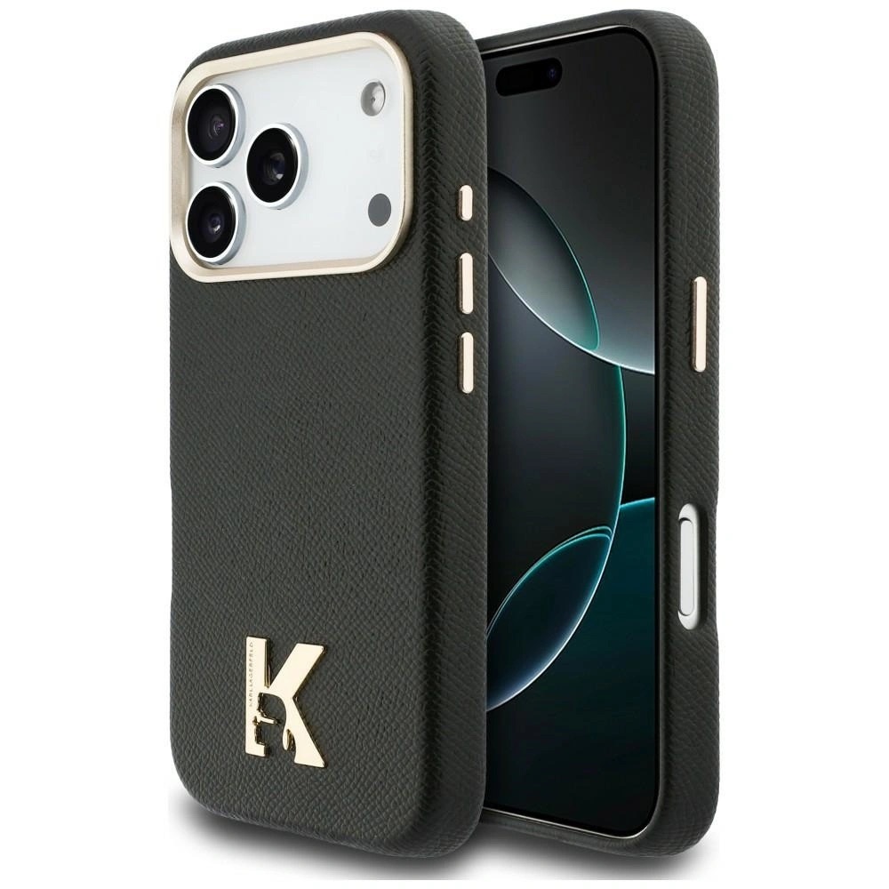 Zdjęcie do “Karl Lagerfeld Karl Head Logo MS czarny - etui iPhone 17 Pro Max”.