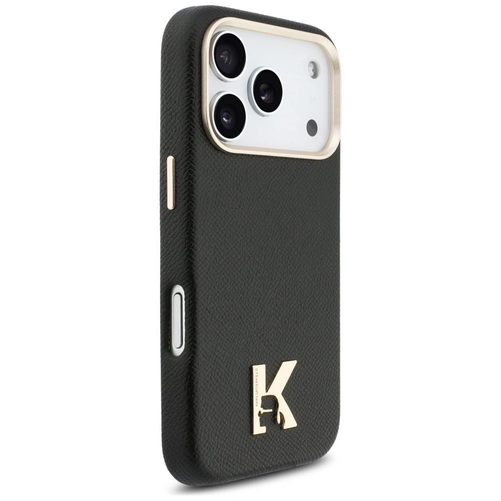 Zdjęcie do “Karl Lagerfeld Karl Head Logo MS czarny - etui iPhone 17 Pro Max”.