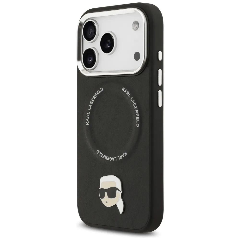 Zdjęcie do “Karl Lagerfeld Karl Pin MS czarny - etui iPhone 17 Pro”.