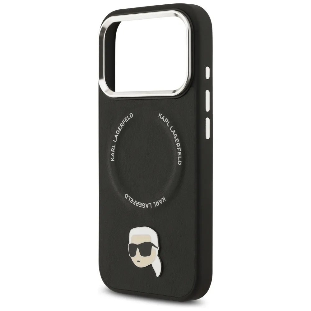 Zdjęcie do “Karl Lagerfeld Karl Pin MS czarny - etui iPhone 17 Pro”.