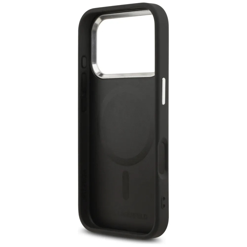 Zdjęcie do “Karl Lagerfeld Karl Pin MS czarny - etui iPhone 17 Pro”.