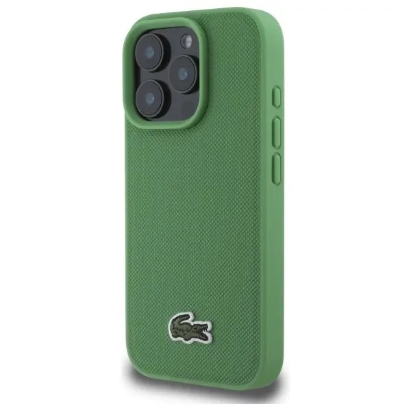 Zdjęcie do “Lacoste Iconic Petit Pique zielony - etui iPhone 16 Pro”.