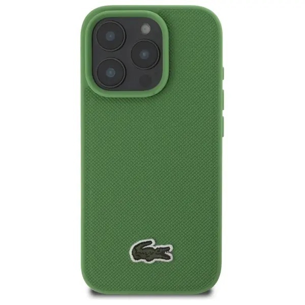 Zdjęcie do “Lacoste Iconic Petit Pique zielony - etui iPhone 16 Pro”.