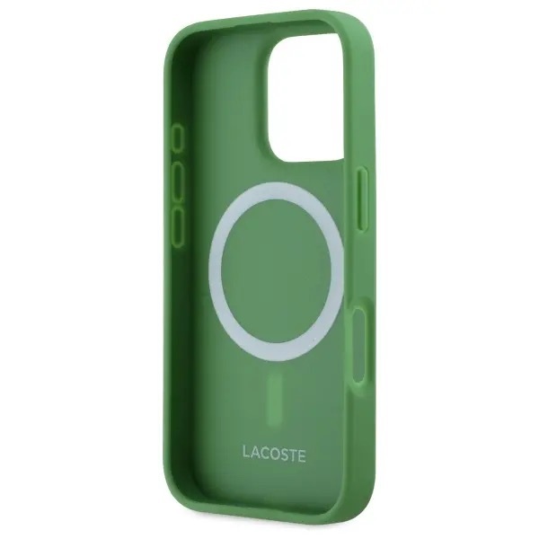 Zdjęcie do “Lacoste Iconic Petit Pique zielony - etui iPhone 16 Pro”.