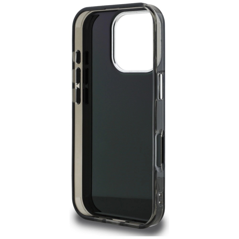 Zdjęcie do “Karl Lagerfeld IML Aquarelle Karl Choupette Logo czarny - etui iPhone 16 Pro Max”.