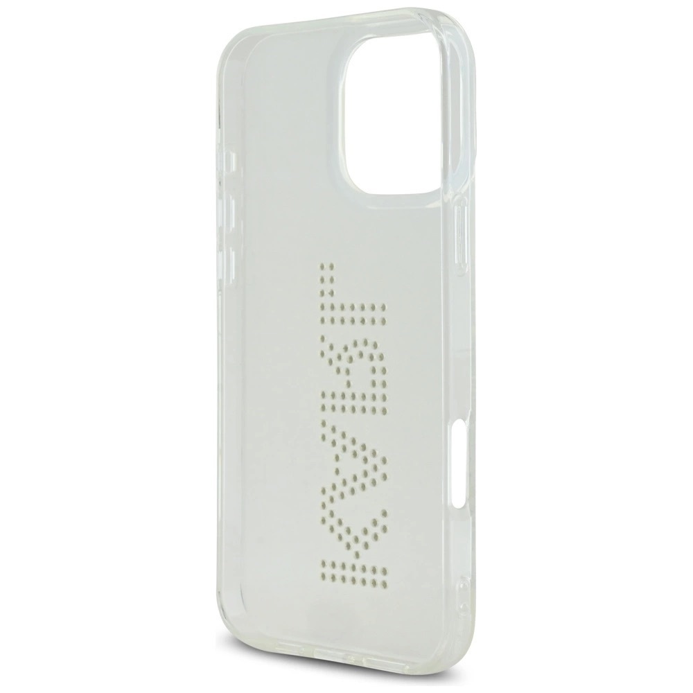 Zdjęcie do “Karl Lagerfeld IML Rhinestones Logo iPhone przezroczysty - etui iPhone 16 Pro Max”.