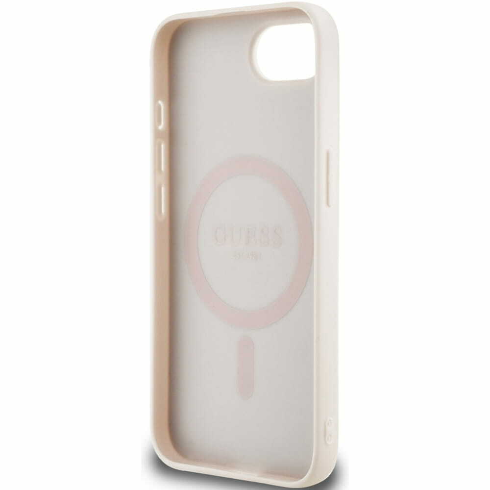 Zdjęcie do “Guess 4G Flowers Print MS różowy - etui iPhone 16e / 17e”.