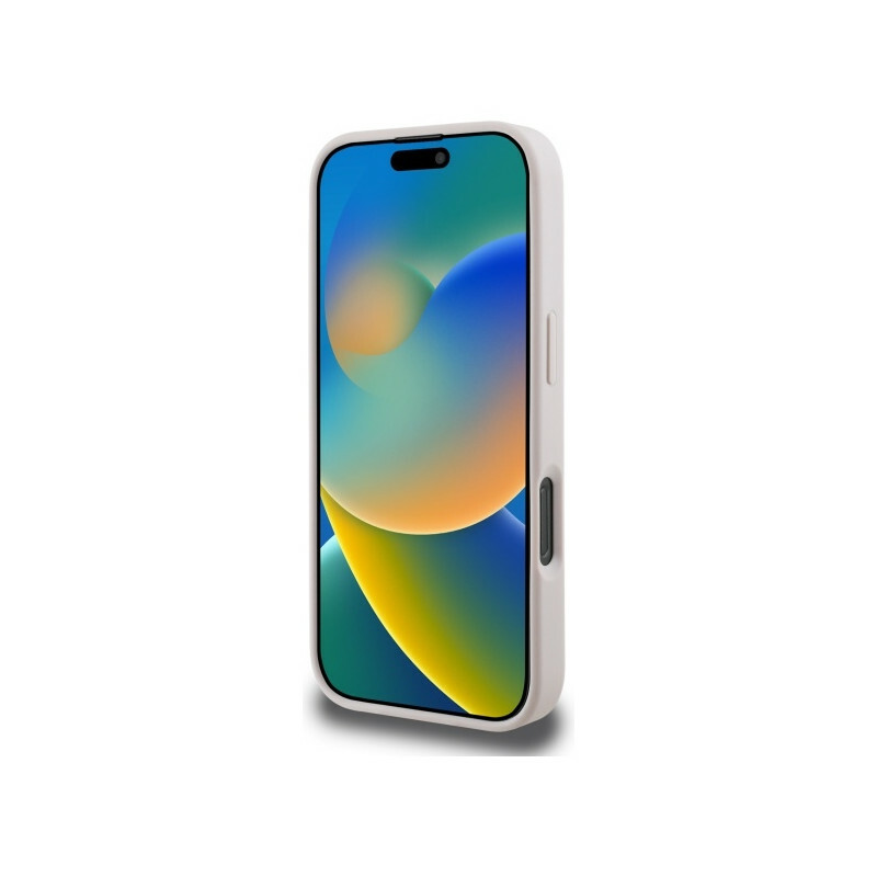 Zdjęcie do “Guess 4G Ring Classic Logo MS różowy - etui iPhone 16 Pro Max”.
