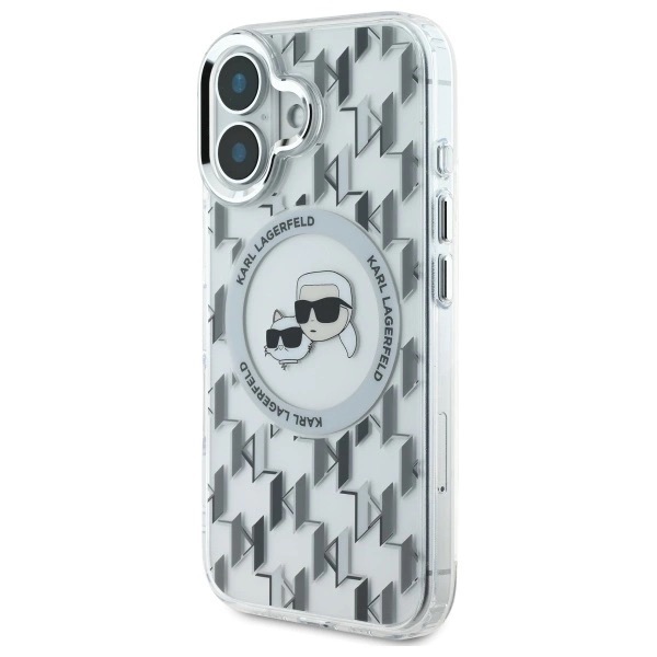 Zdjęcie do “Karl Lagerfeld IML Monogram KarlChoupette Head MS przezroczysty - etui iPhone 16”.