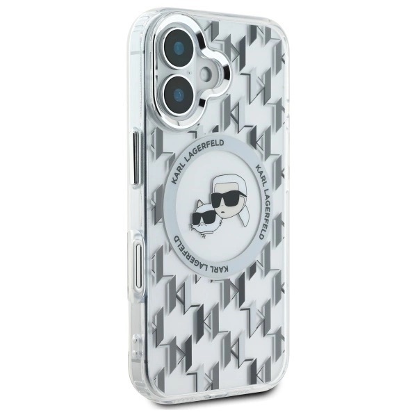 Zdjęcie do “Karl Lagerfeld IML Monogram KarlChoupette Head MS przezroczysty - etui iPhone 16”.