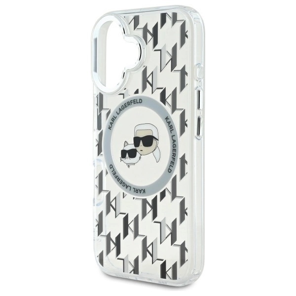 Zdjęcie do “Karl Lagerfeld IML Monogram KarlChoupette Head MS przezroczysty - etui iPhone 16”.