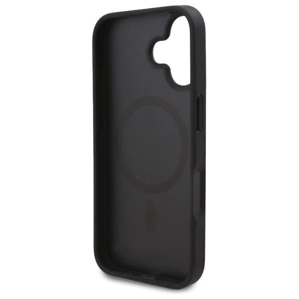 Zdjęcie do “Karl Lagerfeld Hot Stamp MS czarny - etui iPhone 16 Plus”.