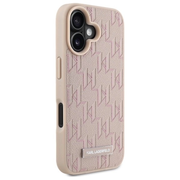 Zdjęcie do “Karl Lagerfeld Hot Stamp MS różowy - etui iPhone 16”.