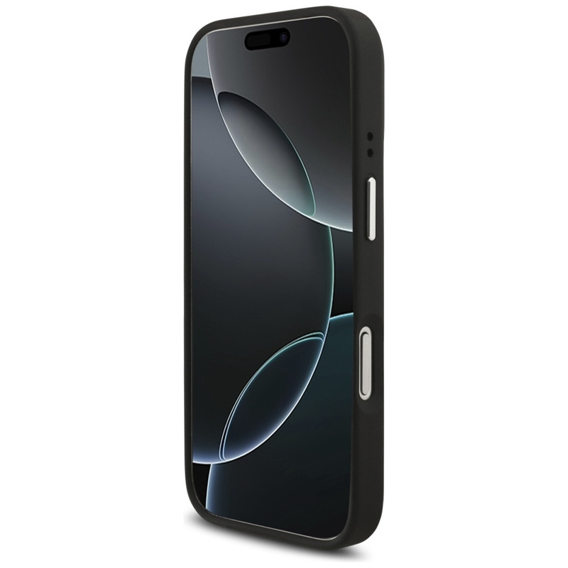 Zdjęcie do “Guess Grained Big Classic 4G czarny - etui iPhone 17 Pro Max”.