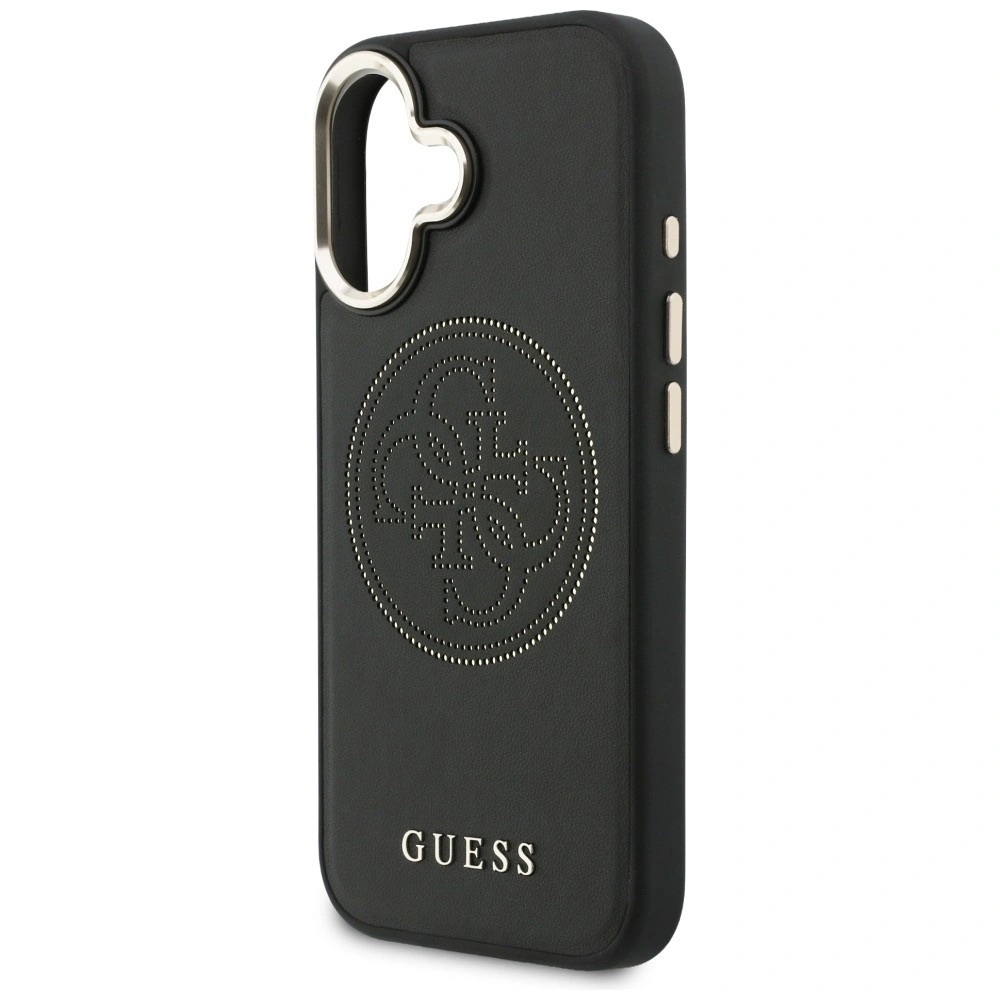 Zdjęcie do “Guess Perforated 4G MS czarny - etui iPhone 17”.