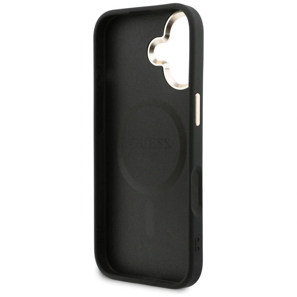 Zdjęcie do “Guess Perforated 4G MS czarny - etui iPhone 17”.