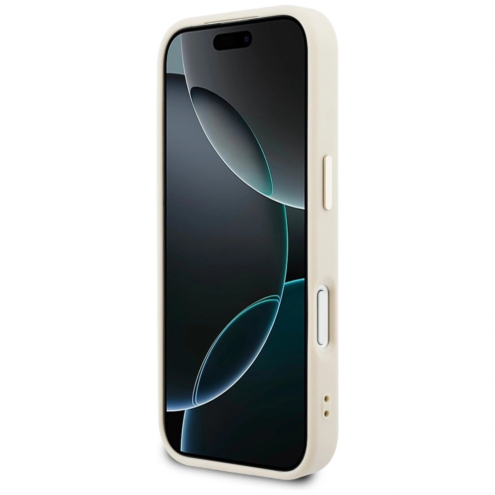 Zdjęcie do “Guess Perforated 4G MS beżowy - etui iPhone 17 Pro”.