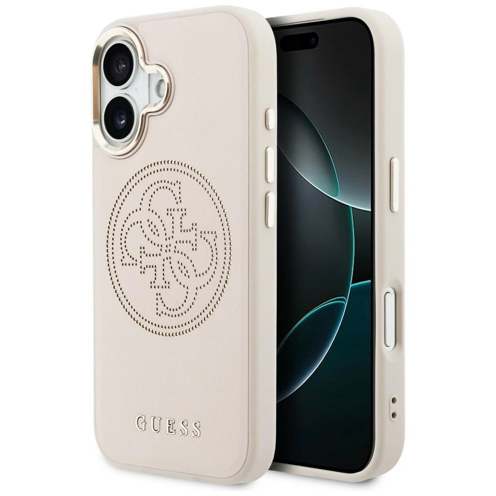 Zdjęcie do “Guess Perforated 4G MS różowy - etui iPhone 17”.