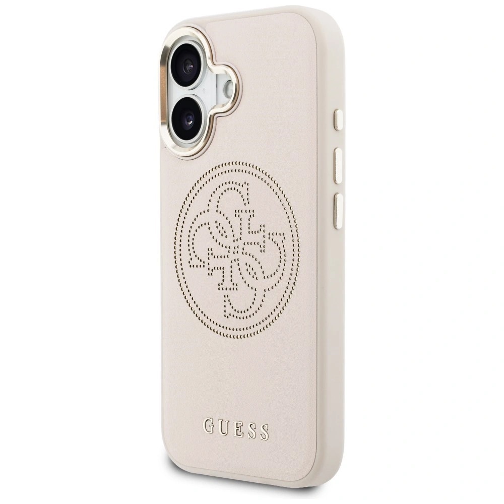 Zdjęcie do “Guess Perforated 4G MS różowy - etui iPhone 17”.