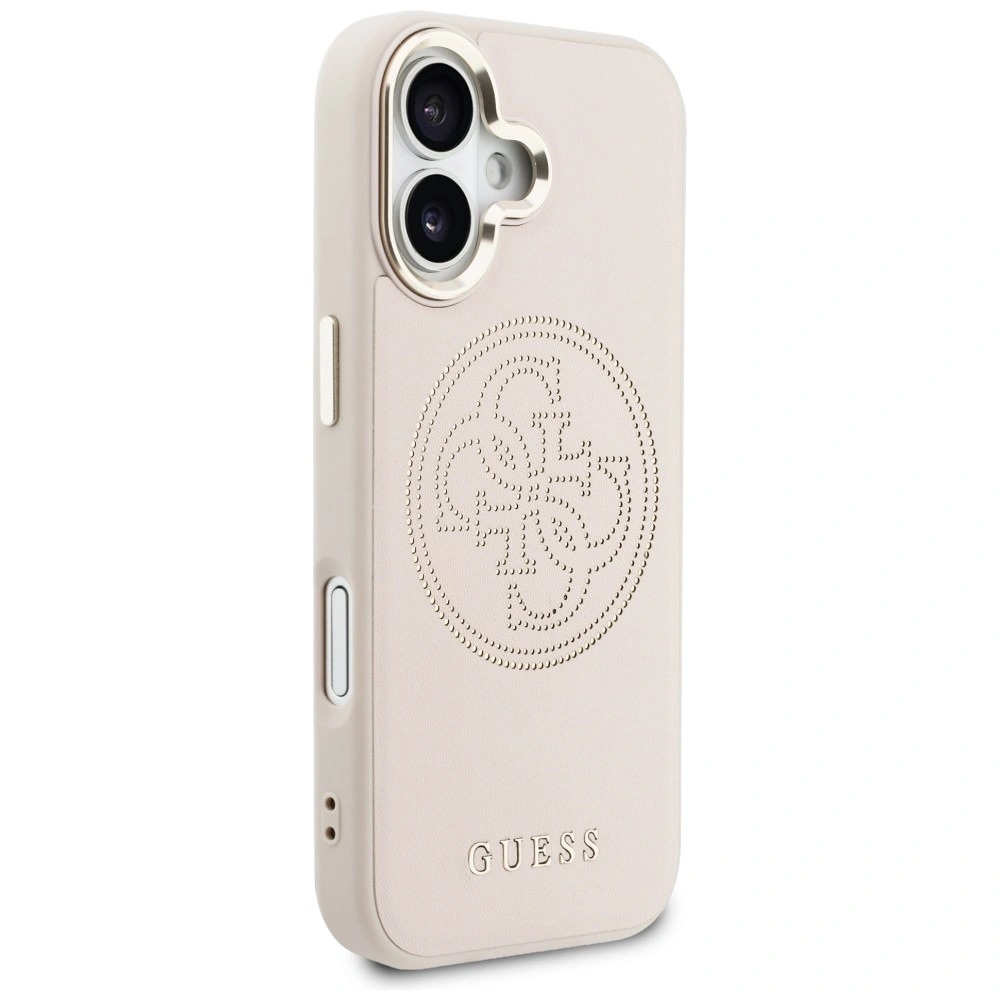 Zdjęcie do “Guess Perforated 4G MS różowy - etui iPhone 17”.