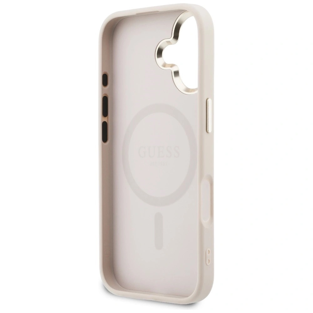 Zdjęcie do “Guess Perforated 4G MS różowy - etui iPhone 17”.