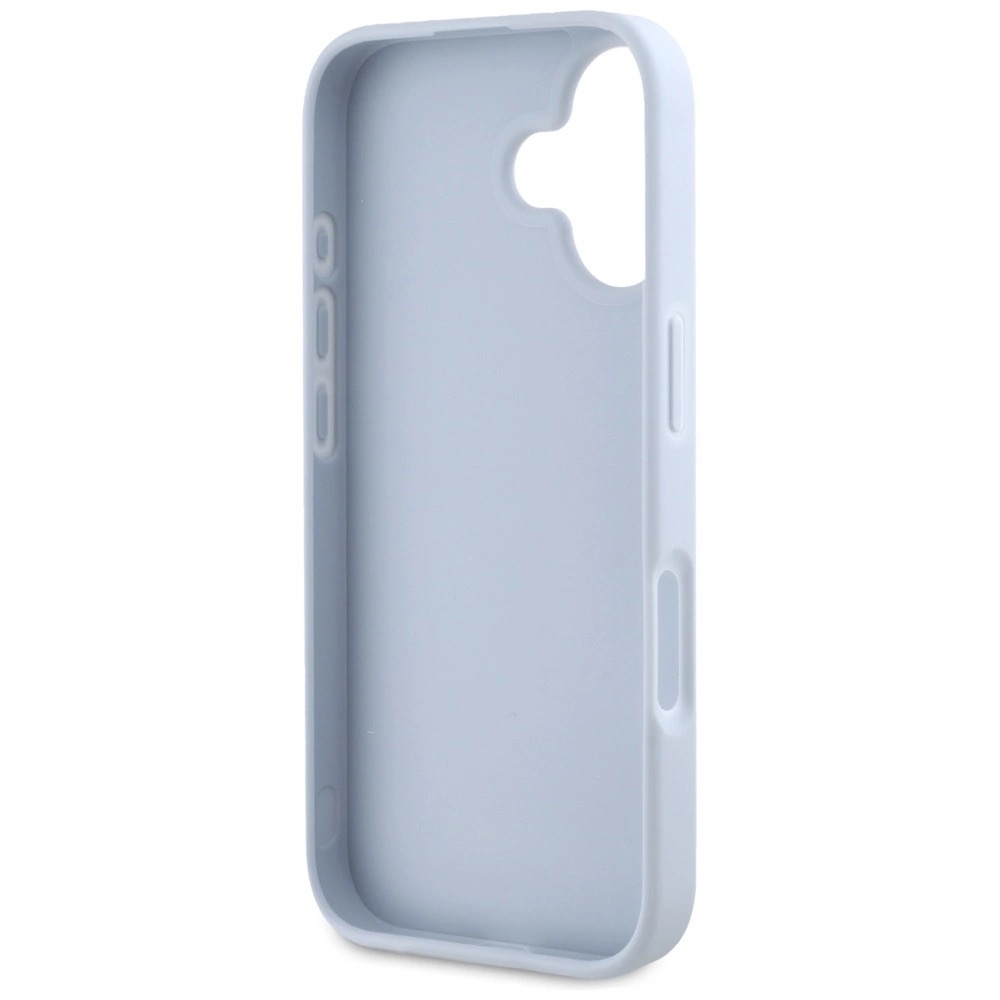 Zdjęcie do “Guess Grained Big 4G Logo Small niebieski - etui iPhone 16”.