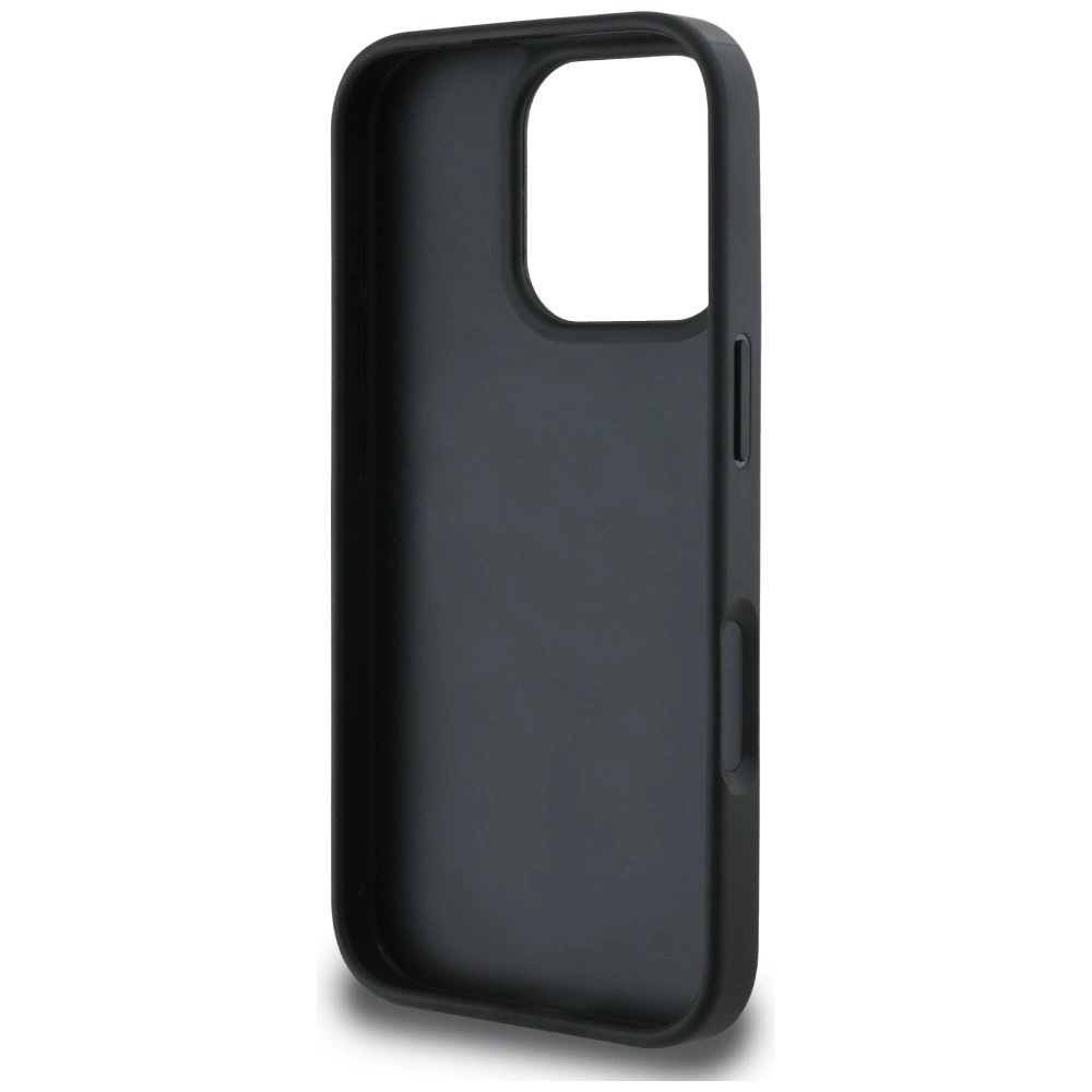 Zdjęcie do “Guess Grained Roses Big 4G logo czarny - etui iPhone 16 Pro Max”.