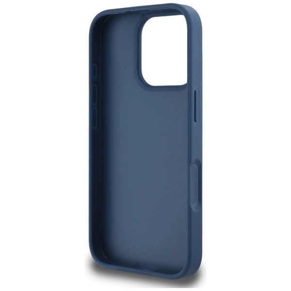 Zdjęcie do “Guess Grained Roses Big 4G logo niebieski - etui iPhone 16 Pro Max”.