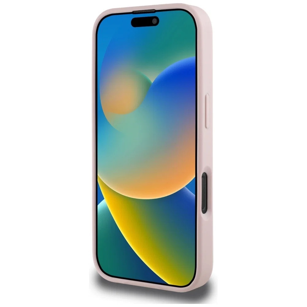 Zdjęcie do “Guess Grained Roses Big 4G logo różowy - etui iPhone 16 Pro Max”.