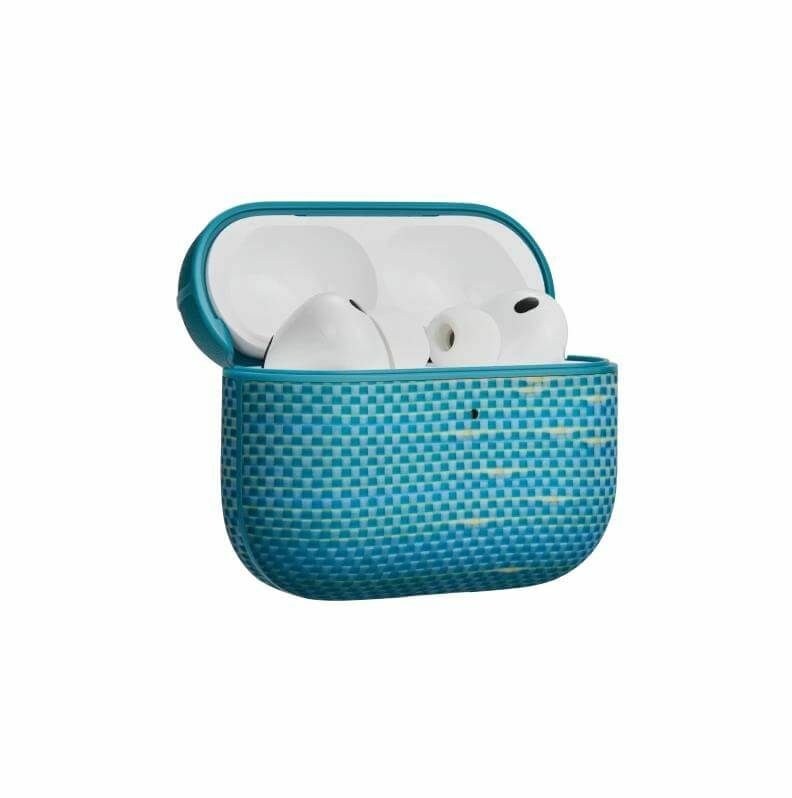 Zdjęcie do “PITAKA Aramid Fiber niebieski - etui AirPods Pro 3”.