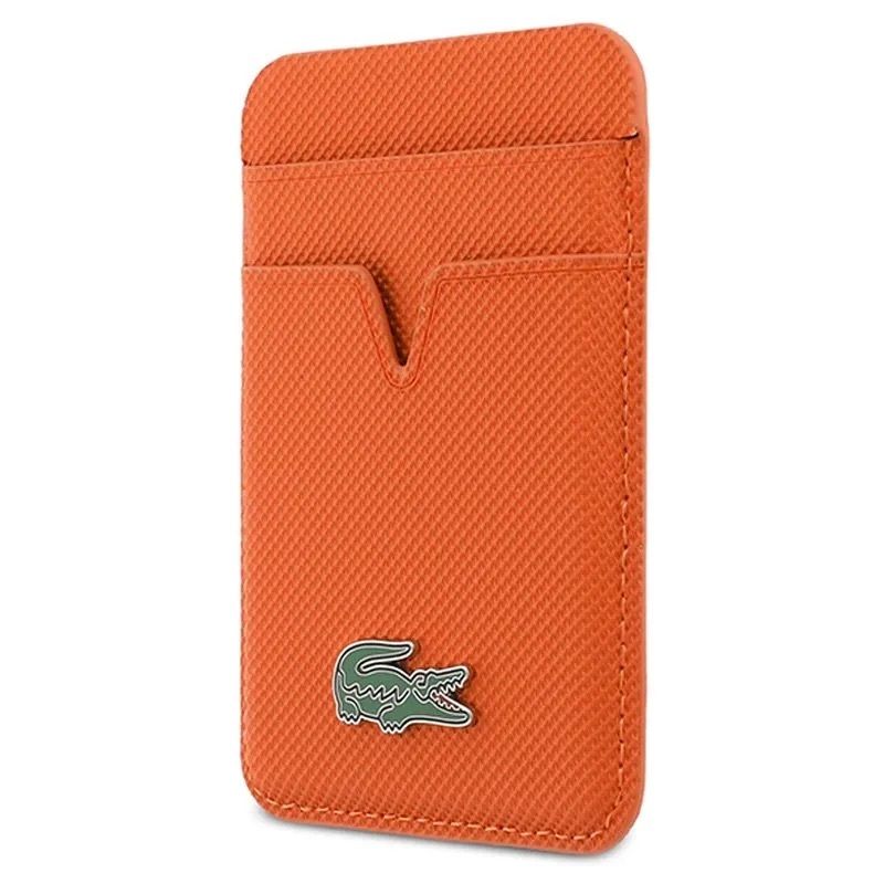 Zdjęcie do “Lacoste Petit Pique pomarańczowy - portfel z MagSafe”.